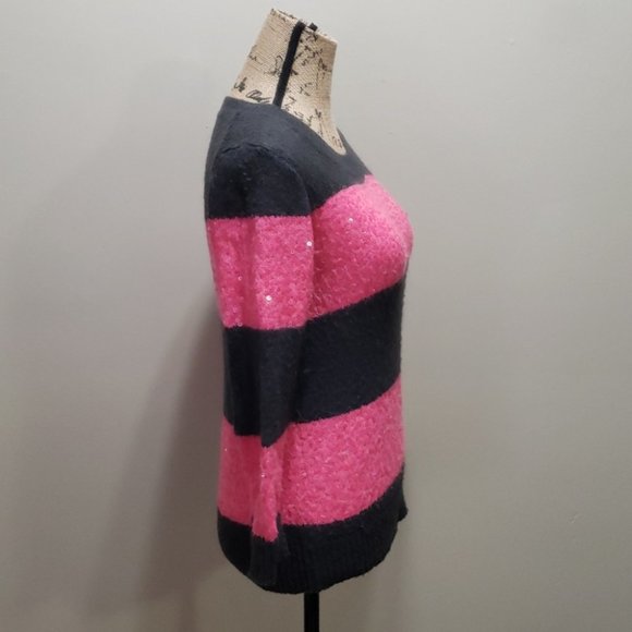 {J.Crew} Wynter Sequin Stripe Pullover - Picture 3 of 7